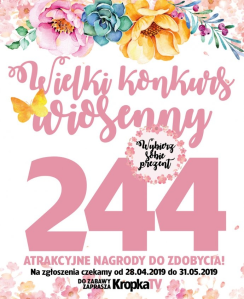 Konkurs wiosenny "Kropka TV wielki"