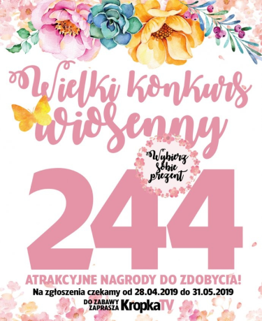 Konkurs wiosenny "Kropka TV wielki"