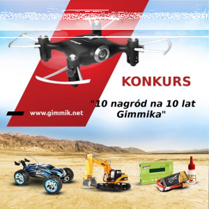 Konkurs "10 nagród na 10 lat Gimmika"