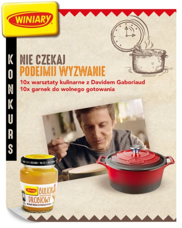 Konkurs "Nie czekaj, gotuj z nowym bulionem Winiary!"