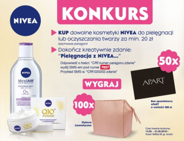 Konkurs "Pielęgnacja z NIVEA w Carrefour"