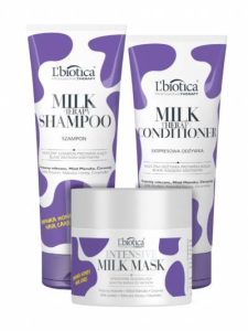 Konkurs "Włosy pełne blasku z Milk Therapy L'biotica"