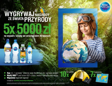 Loteria "Nestle - Wygrywaj nagrody ze świata przyrody"