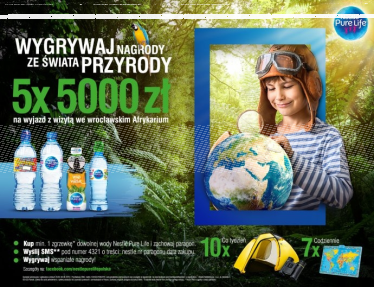 Loteria "Nestle - Wygrywaj nagrody ze świata przyrody"