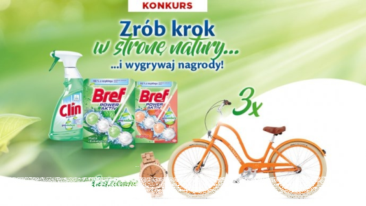 Konkurs "Zrób krok w stronę natury z Bref i Clin Pronature"