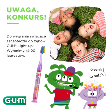 Wygraj 1 z 20 szczoteczek GUM Light-up