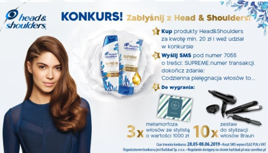 Konkurs "Zabłyśnij z Head&Shoulders" Carrefour