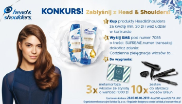 Konkurs "Zabłyśnij z Head&Shoulders" Carrefour