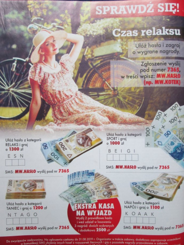 Konkurs "Sprawdz sie - czas relaksu"