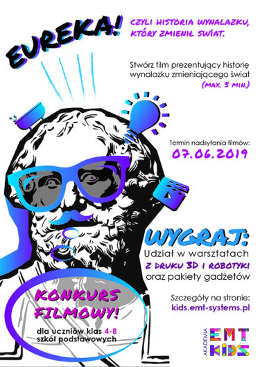 Konkurs filnowy "Eureka! - czyli historia wynalazku, który zmienił świat"
