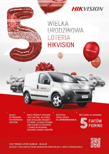 Wielka urodzinowa loteria Hikvision