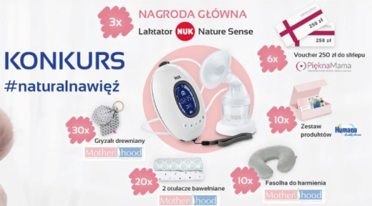 Konkurs "#naturalnawięź. Humana i mamaDu organizują konkurs dla karmiących mam"