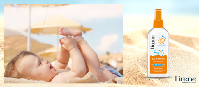 Konkurs "Przetestuj Mleczko ochronne SPF 50 o zapachu wanilii Lirene KIDS"
