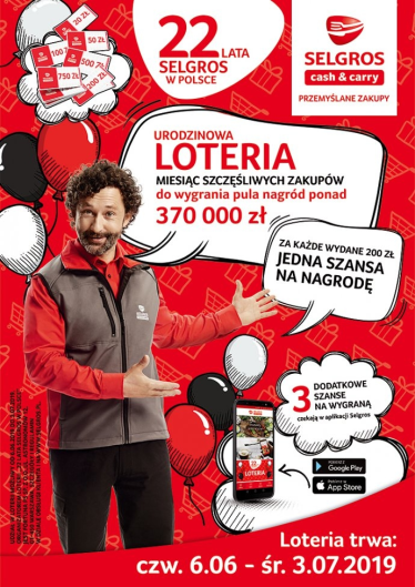 Urodzinowa loteria Selgros