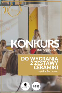 Konkurs z okazji Jubileuszy pracowni Decoroom