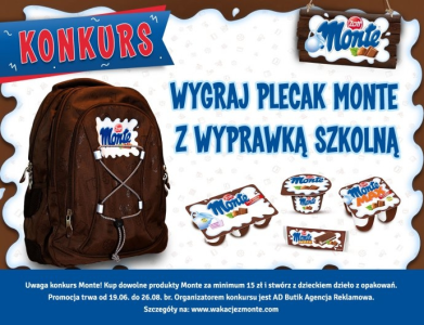Konkurs fotograficzny "Monte Zott - wygraj plecak z wyprawką" Carrefour, etapy