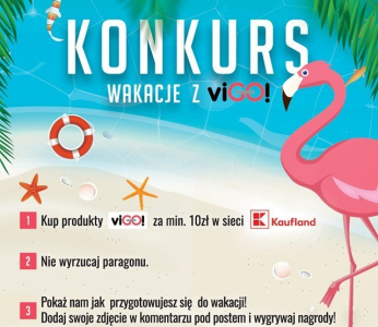 Konkurs fotograficzny "Wakacje z viGO" Kaufland