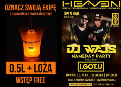 Leszno: Konkurs "Piątek w Niebie" 18+