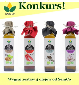 Wygraj zestaw 4 olejów od SemCo idealnych do letnich sałatek!