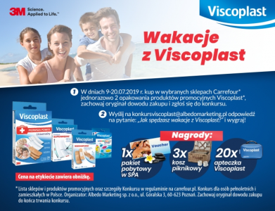Konkurs "Wakacje z Viscoplast" Carrefour