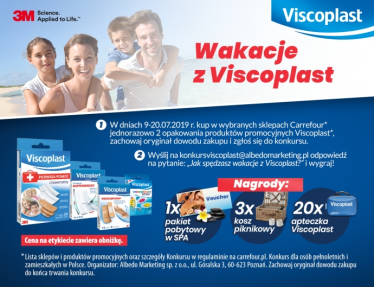 Konkurs "Wakacje z Viscoplast" Carrefour