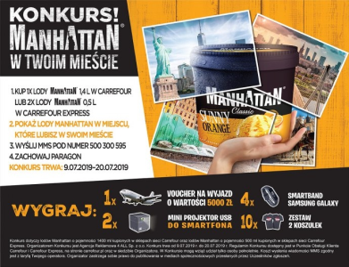 Konkurs "Manhattan w Twoim mieście" Carrefour