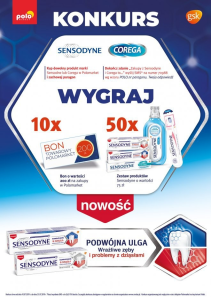 Konkurs "Zakupy z Sensodyne i Corega" Polomarket