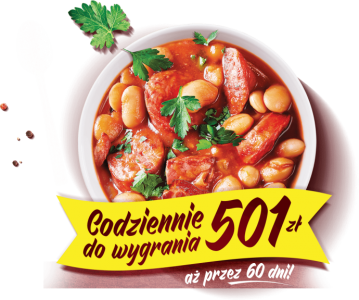 Konkurs "Najsmaczniejsze dania, codziennie 501 zł do wygrania"