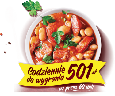 Konkurs "Najsmaczniejsze dania, codziennie 501 zł do wygrania"