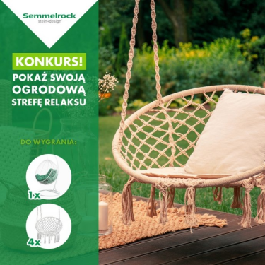 Konkurs "Pokaż swoją ogrodową strefę relaksu"