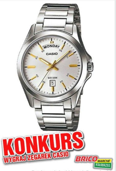 Kołobrzeg: Wygraj zegarek Casio! Bricomarche
