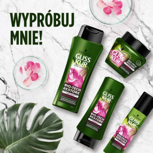 Konkurs "Testuj nową linię Gliss Kur Bio-Tech Restore"