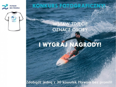 Konkurs fotograficzny  "Pływam bez Promili" 18+
