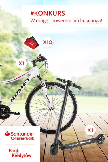 Konkurs "W drogę… rowerem lub hulajnogą!"
