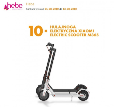 Konkurs "Letnia pewność siebie" Hebe