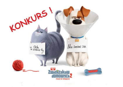 Sanok: Wygraj dwie podwójne wejściówki na film "Sekretne życie zwierzaków domowych 2"