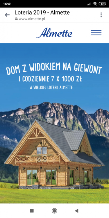 Loteria "Almette" 2019