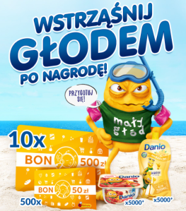 Loteria "Wstrząśnij Głodem Po Nagrodę! - edycja letnia" Biedronka