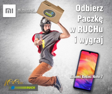 Konkurs "Odbierz Paczkę w RUCHu i wygraj Xiaomi!"
