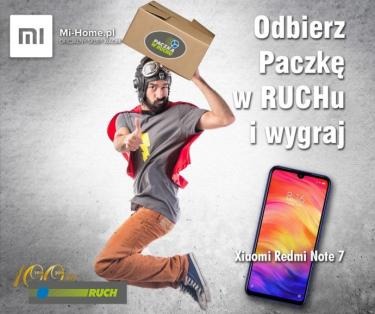 Konkurs "Odbierz Paczkę w RUCHu i wygraj Xiaomi!"