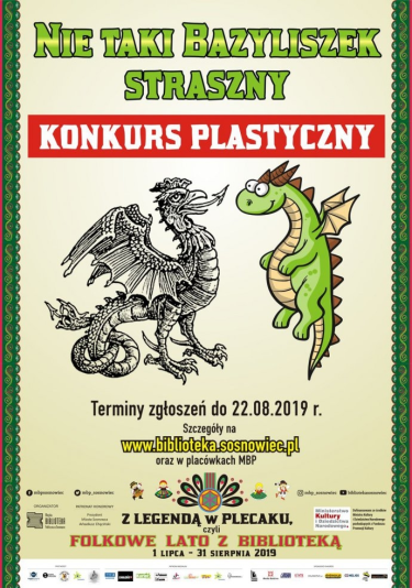 Sosnowiec: Konkurs "Nie taki Bazyliszek straszny…"