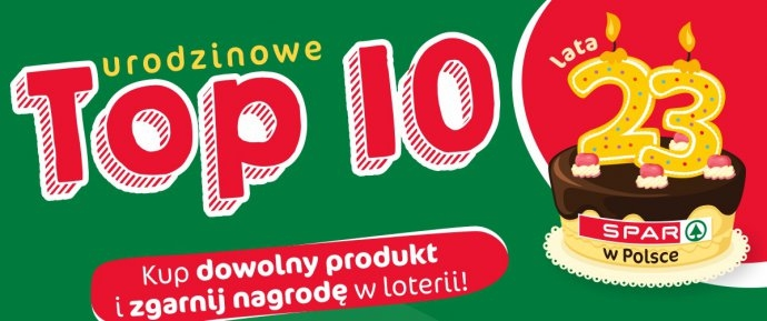 Urodziowa loteria Spar "Top 10"