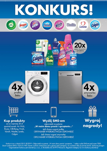 Konkurs "Pomagamy w praniu i sprzątaniu" Carrefour