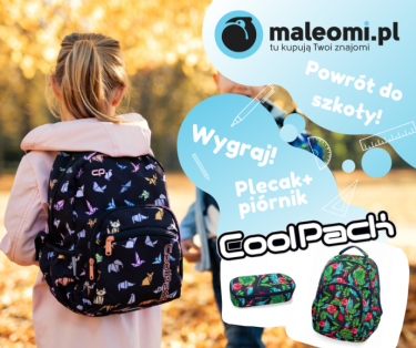 Konkurs "Powrót do szkoły - wygraj plecak i piórnik CoolPack"