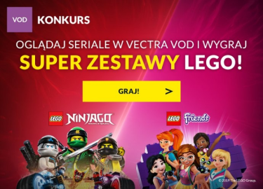 Konkurs dla fanów seriali Lego Vectra VOD