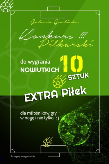 Konkurs "Dlaczego warto grać w piłkę"