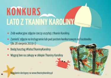Konkurs fotograficzny "Lato z tkaniny Karoliny"