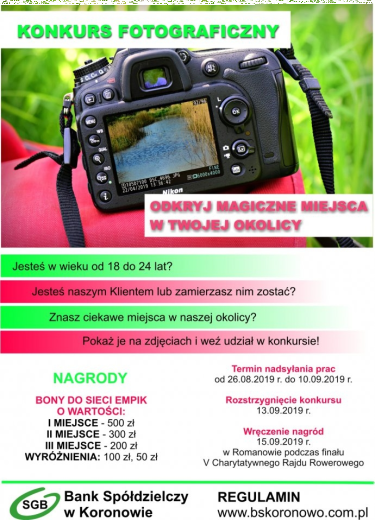 Koronowlo: Konkurs fotograficzny