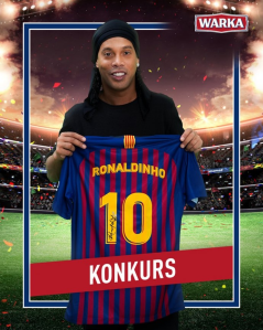 Konkurs "Najlepsze wspomnienie meczu Ronaldinho" do godz. 14:00