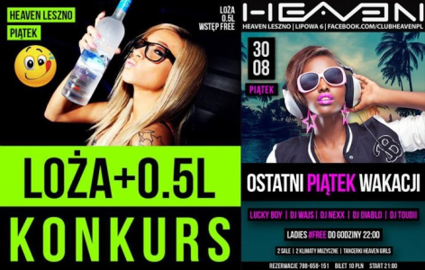 Leszno: Konkurs "Piątek w Niebie" 18+